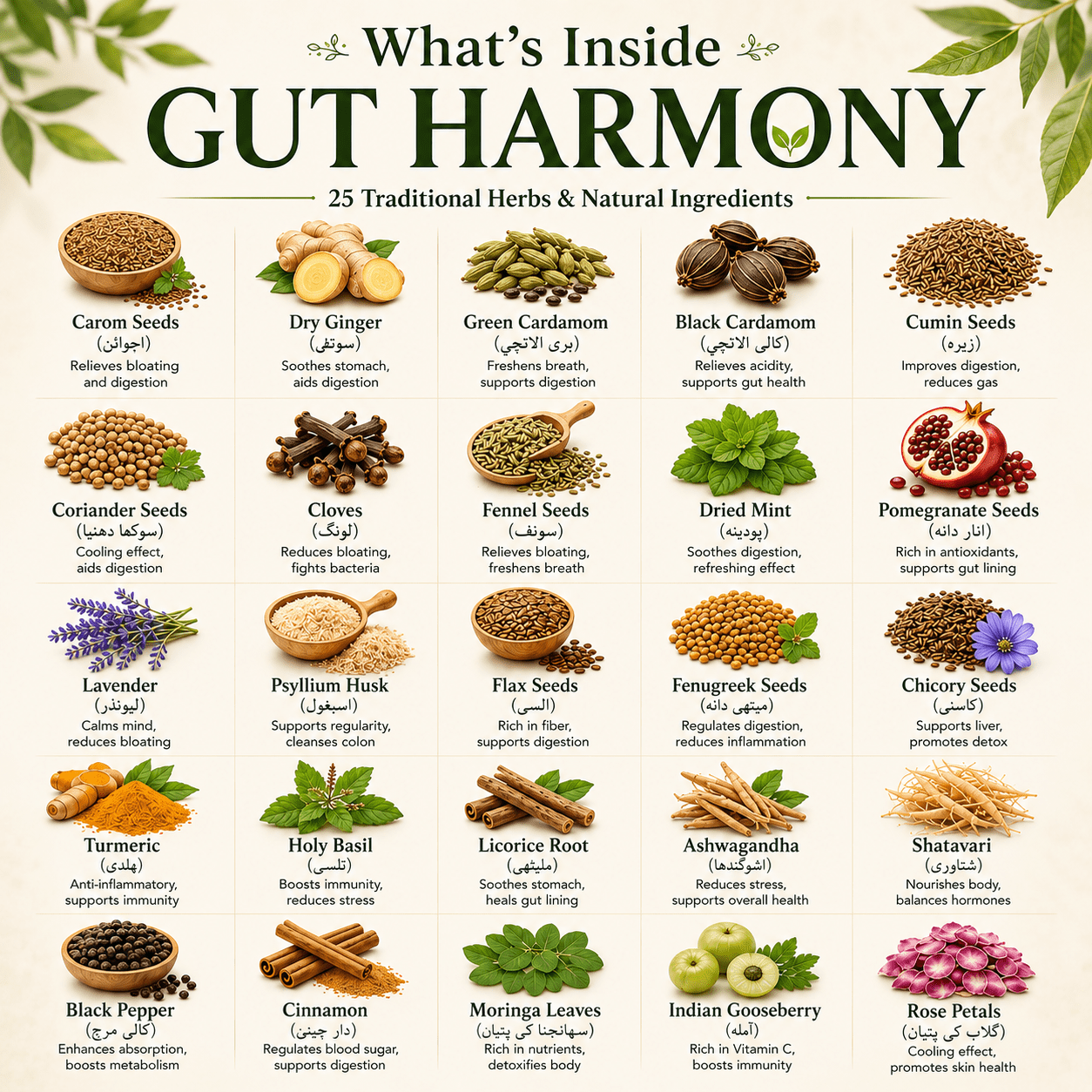 Gut Harmony - All Natural - Dr Organic
