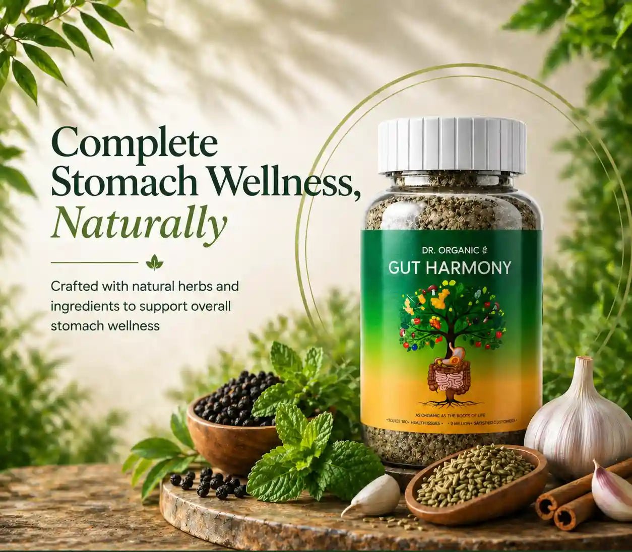 Gut Harmony - All Natural - Dr Organic