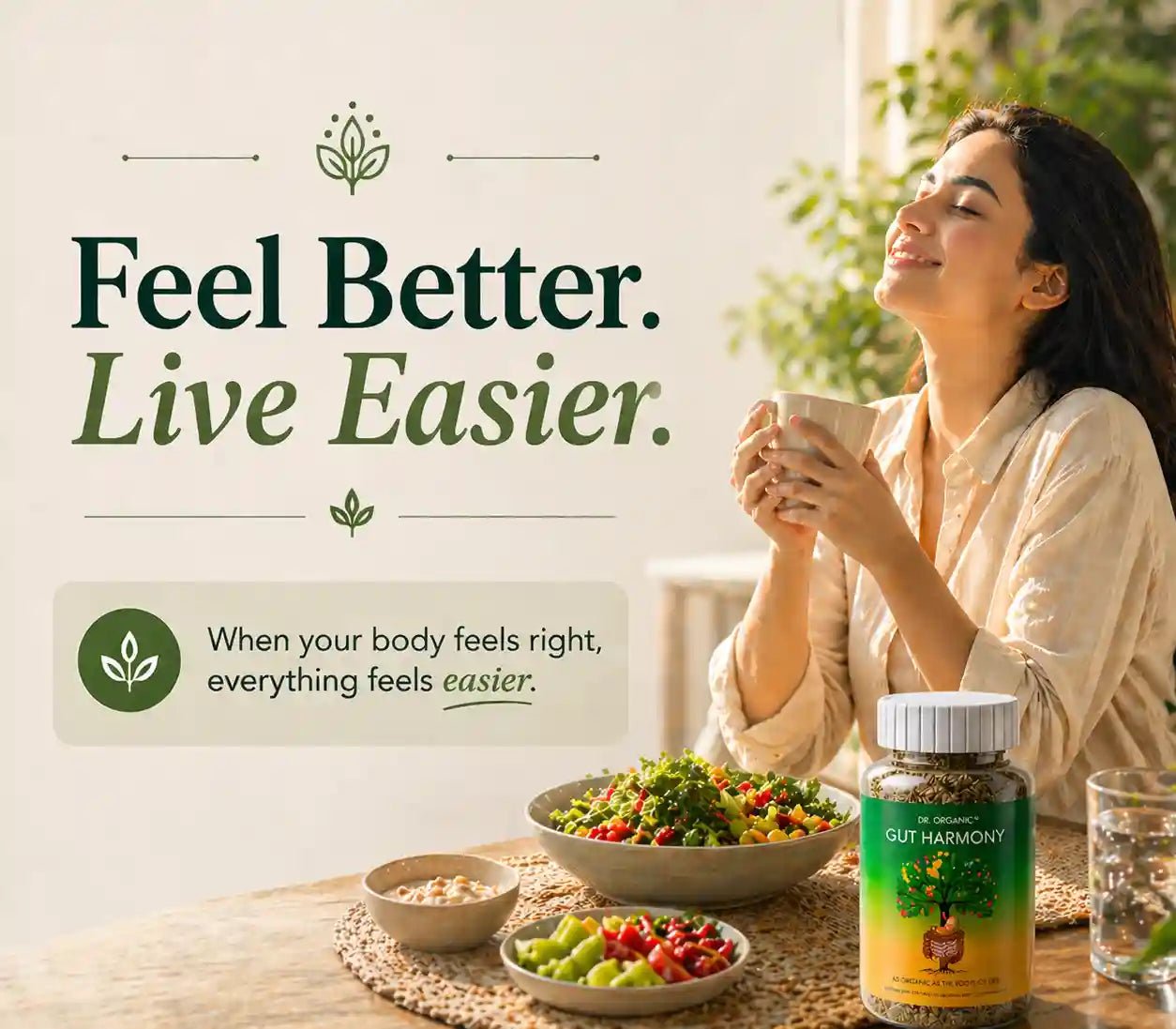 Gut Harmony - All Natural - Dr Organic