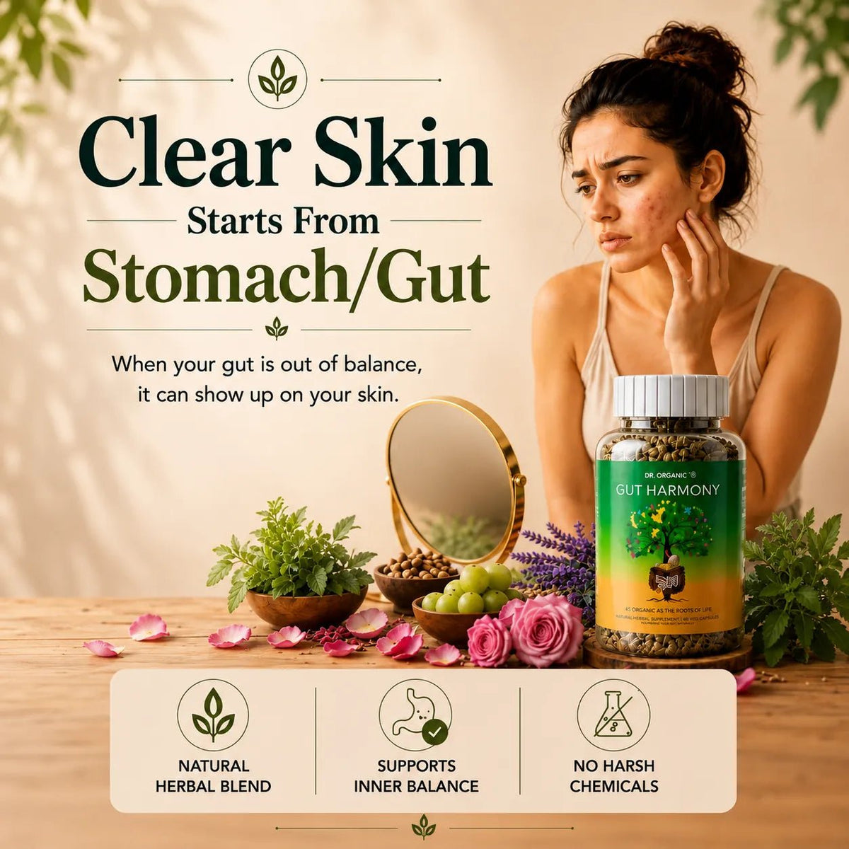 Gut Harmony - Skincare - Dr Organic