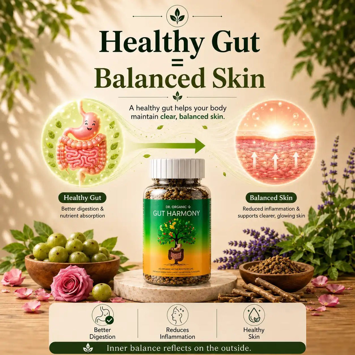 Gut Harmony - Skincare - Dr Organic